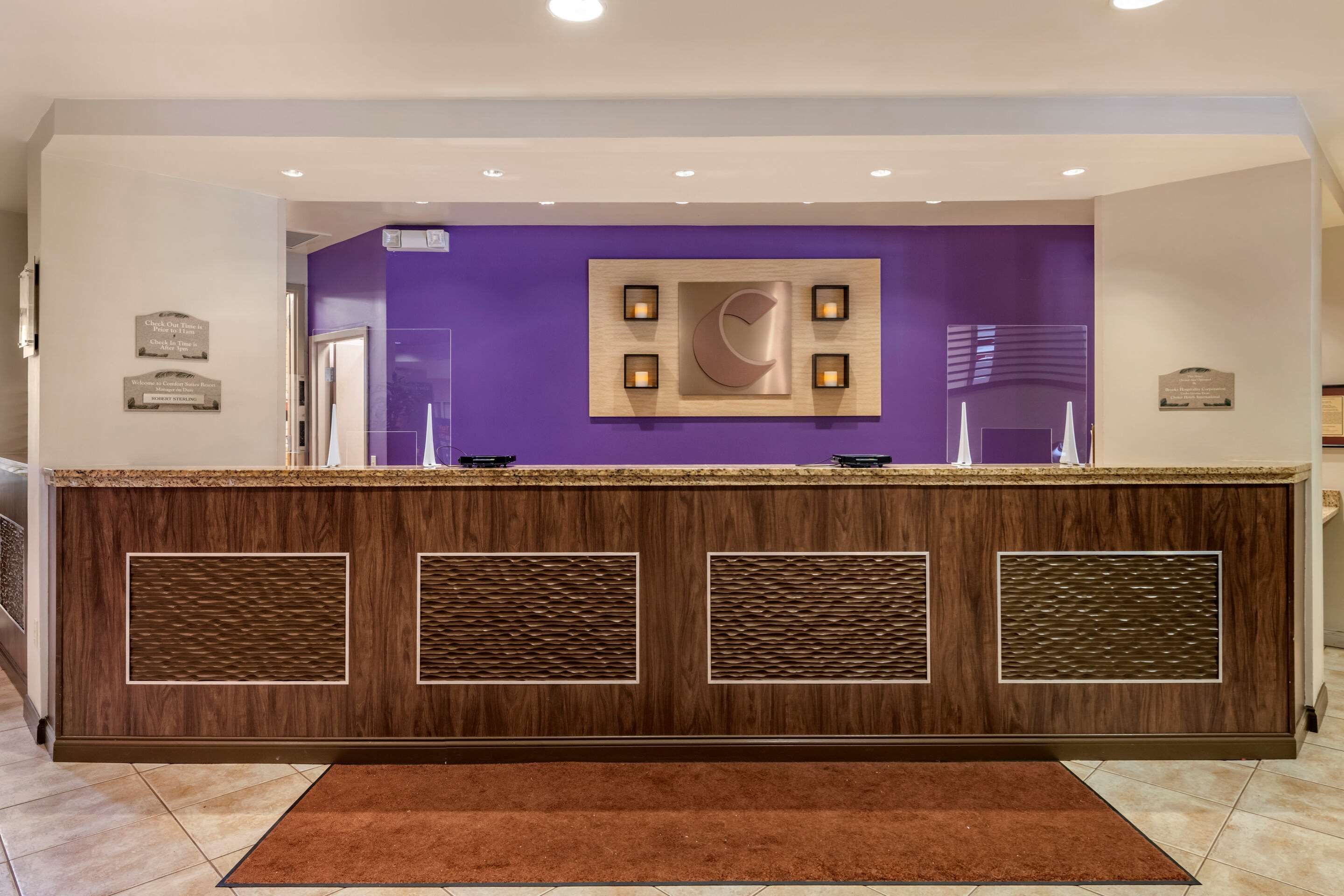 Front desk
