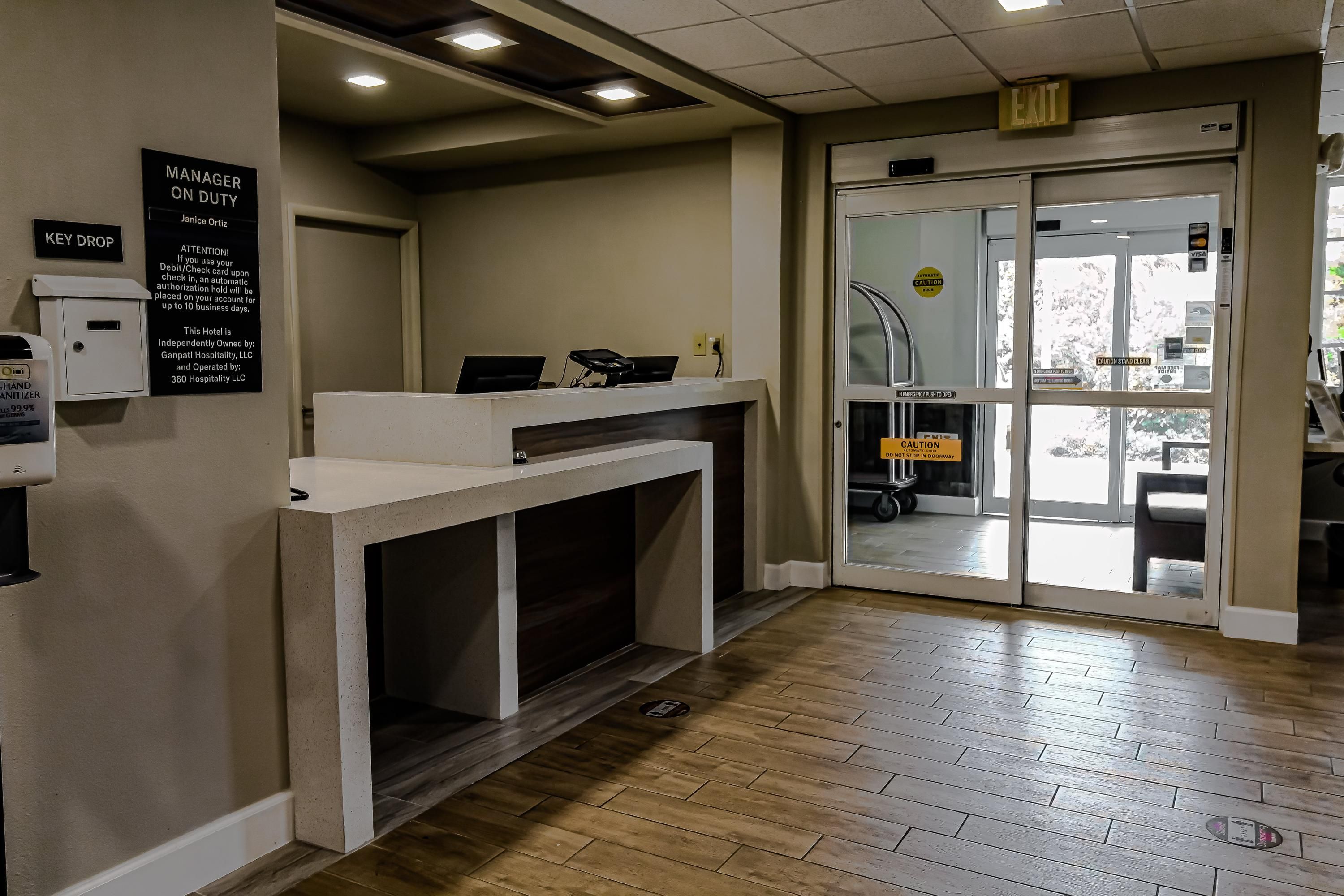 Front desk