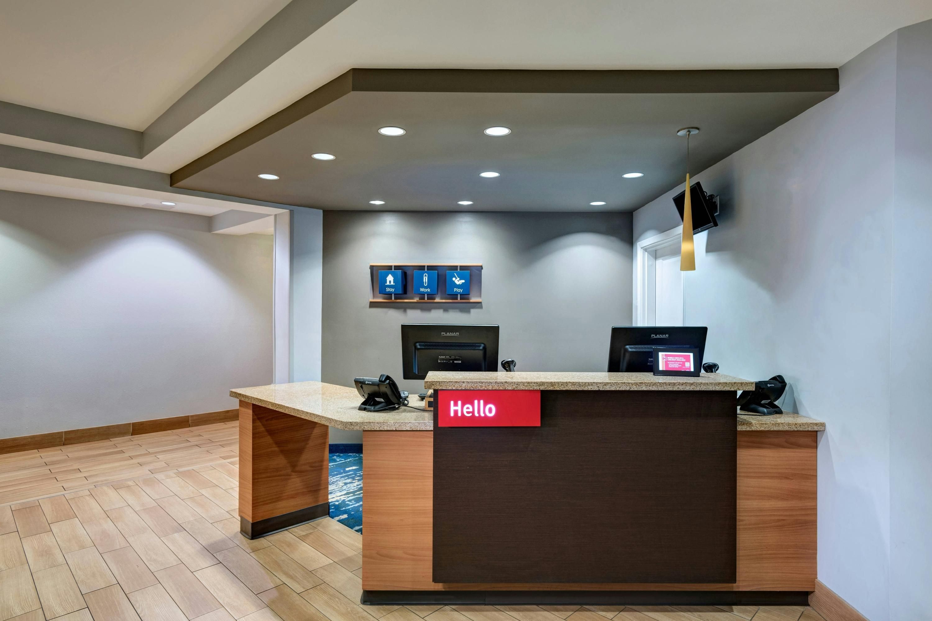Front desk