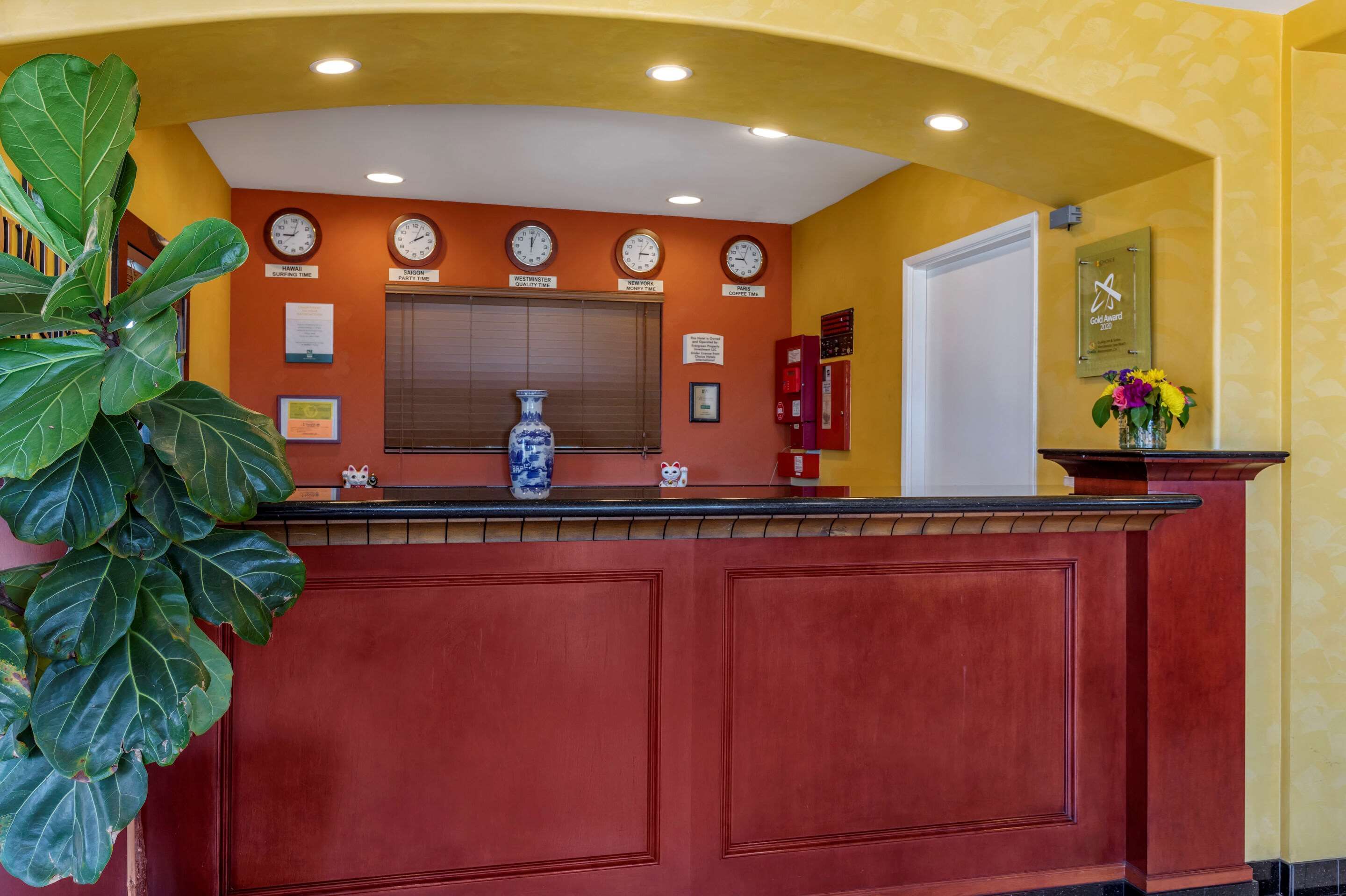 Front desk