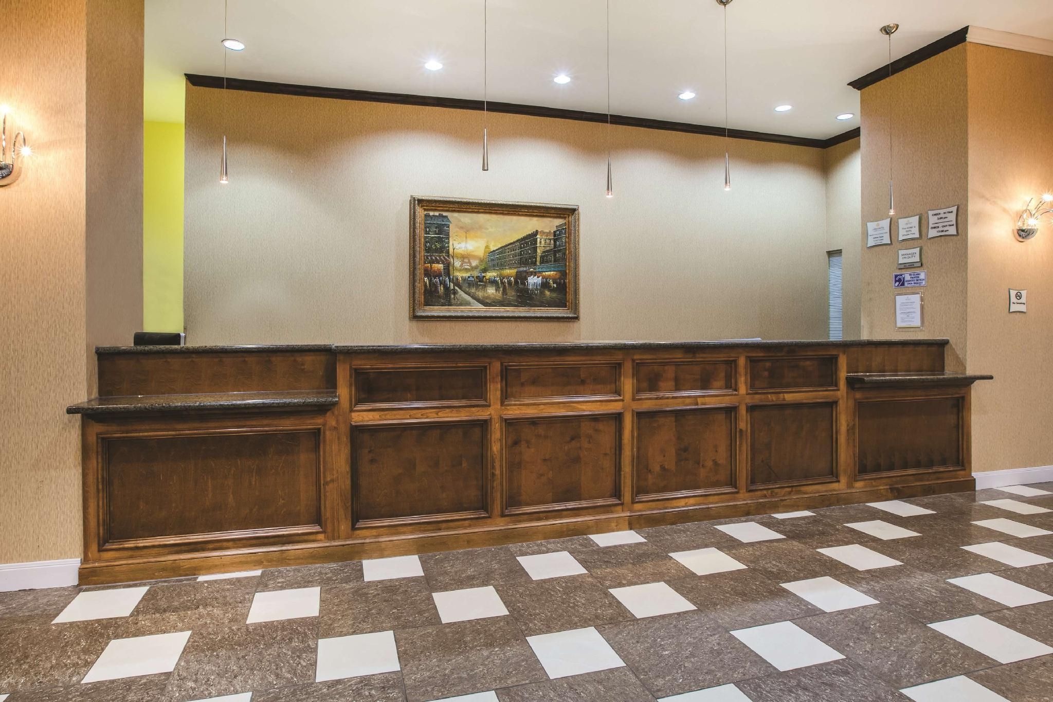 Front desk