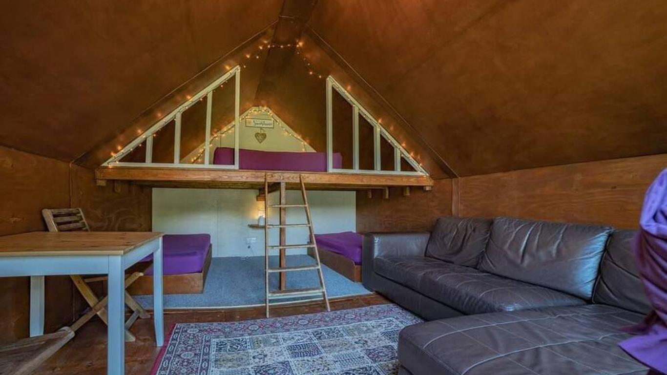 Bell Tent Glamping at Royal Victoria Country Park