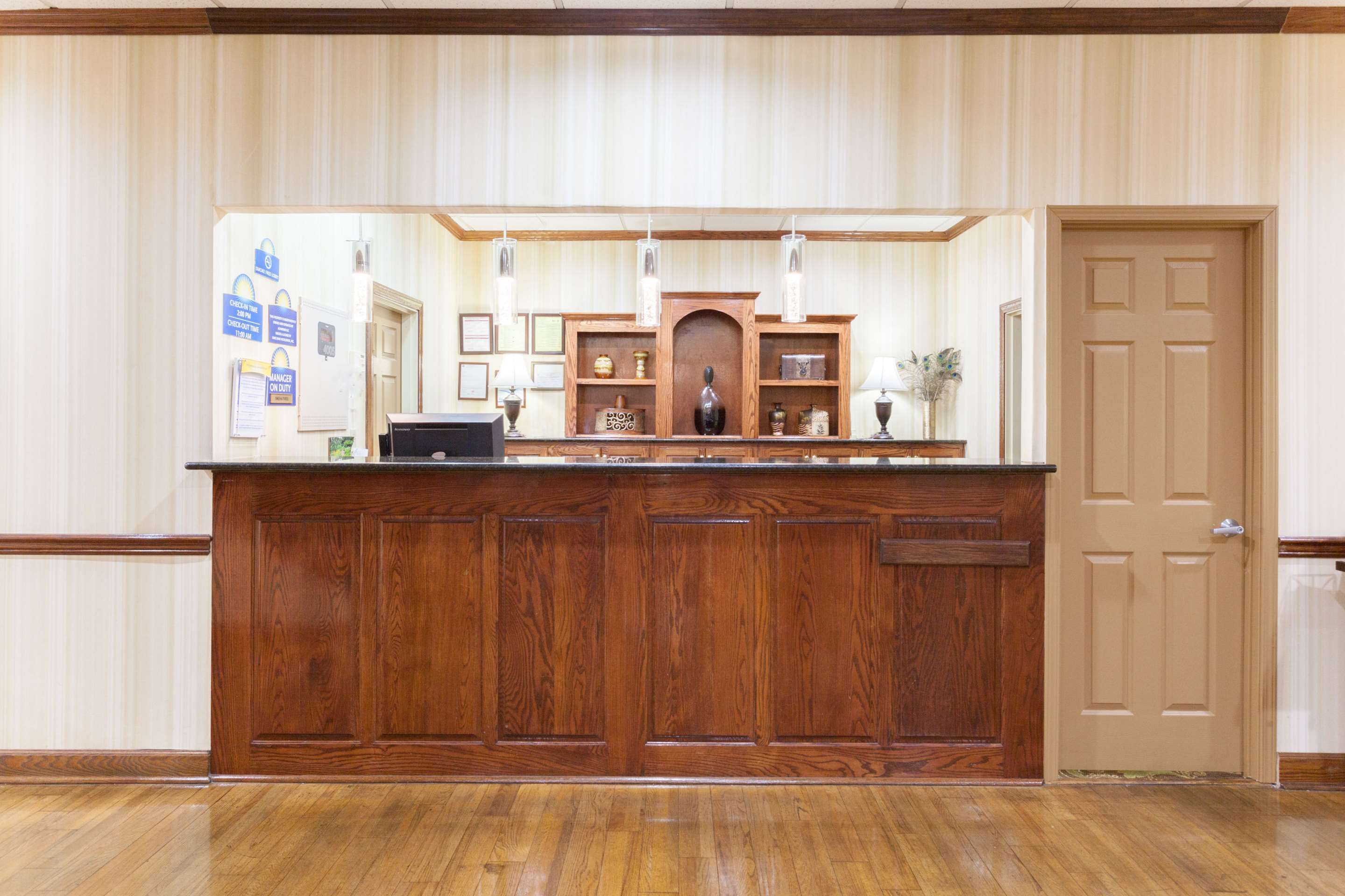 Front desk