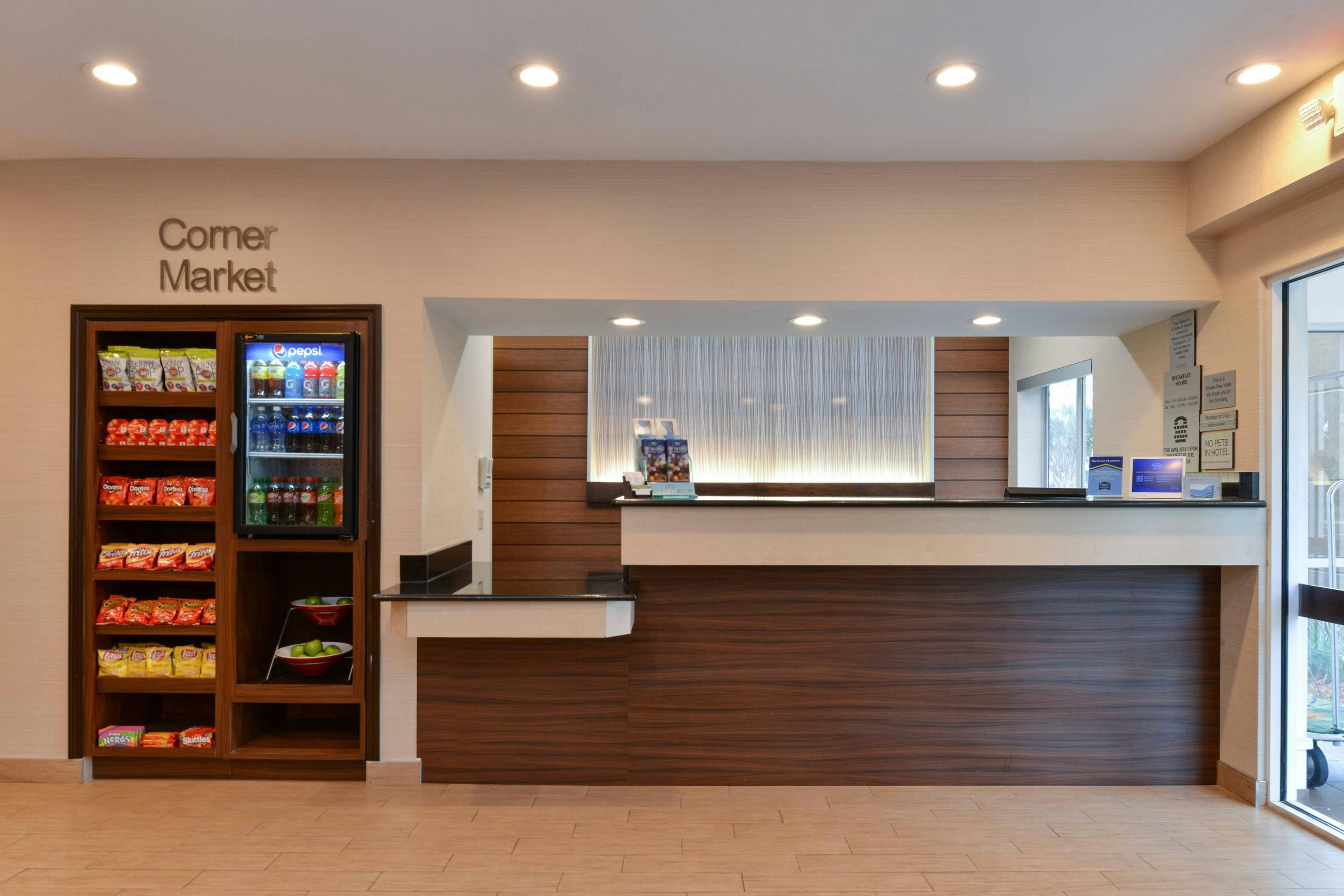 Front desk