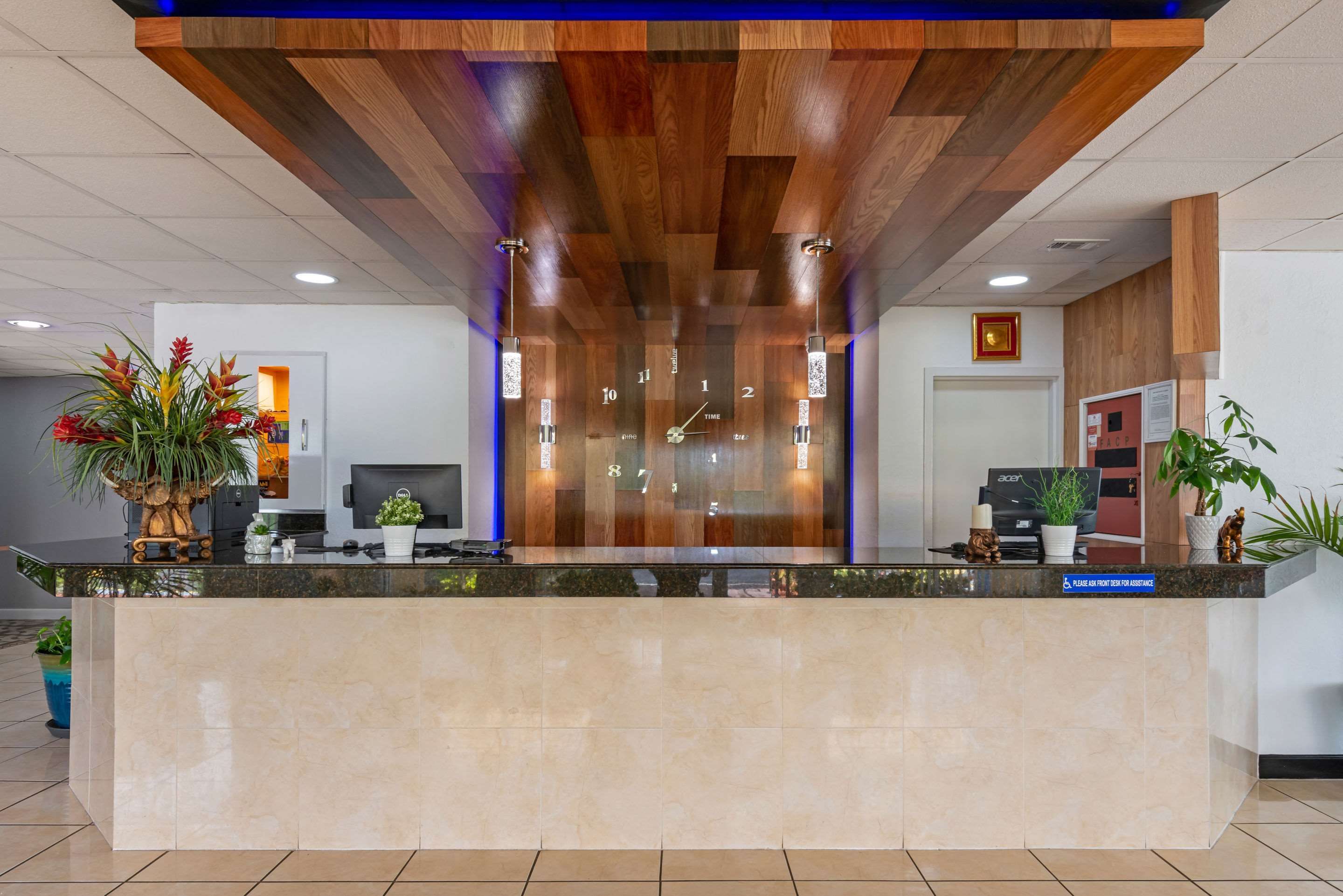 Front desk