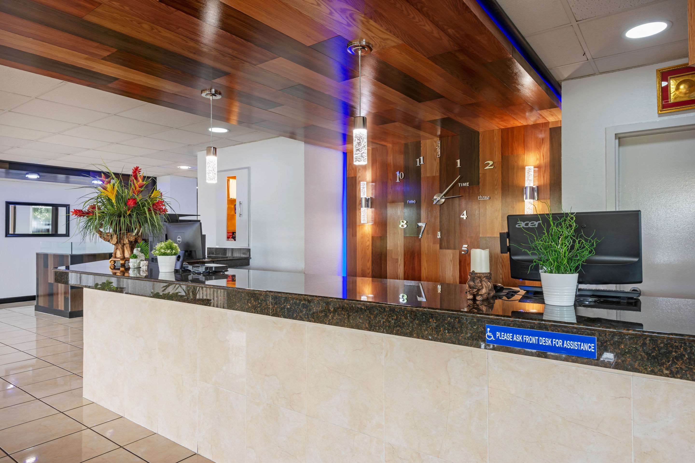 Front desk