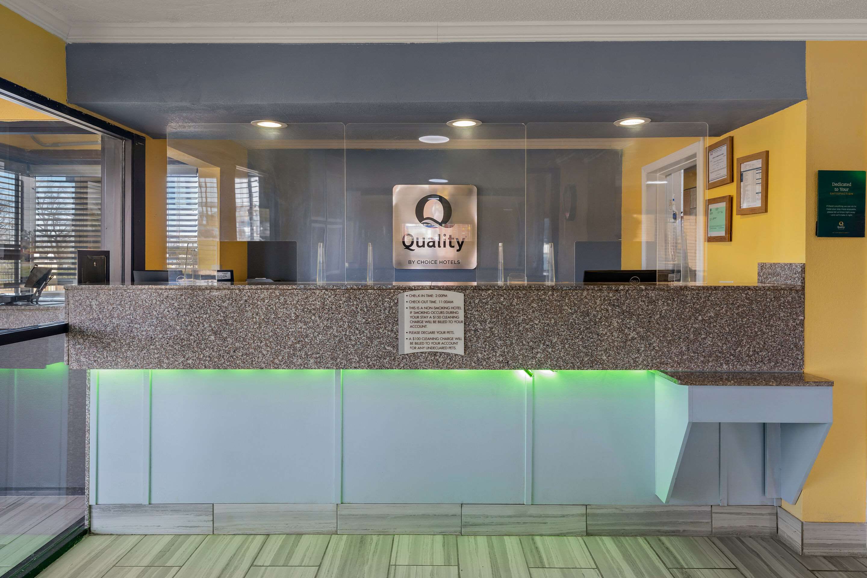 Front desk