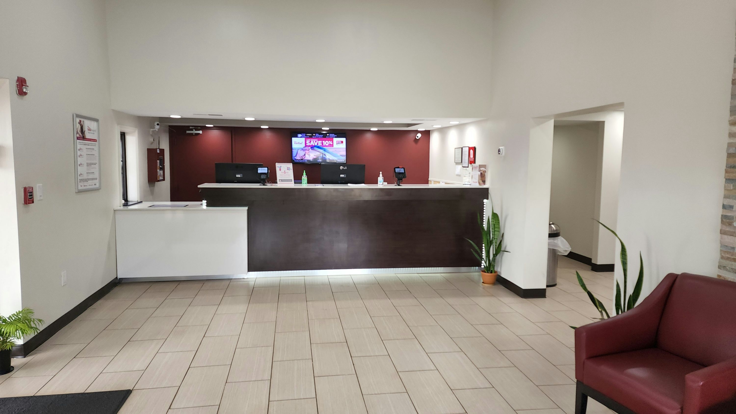 Front desk