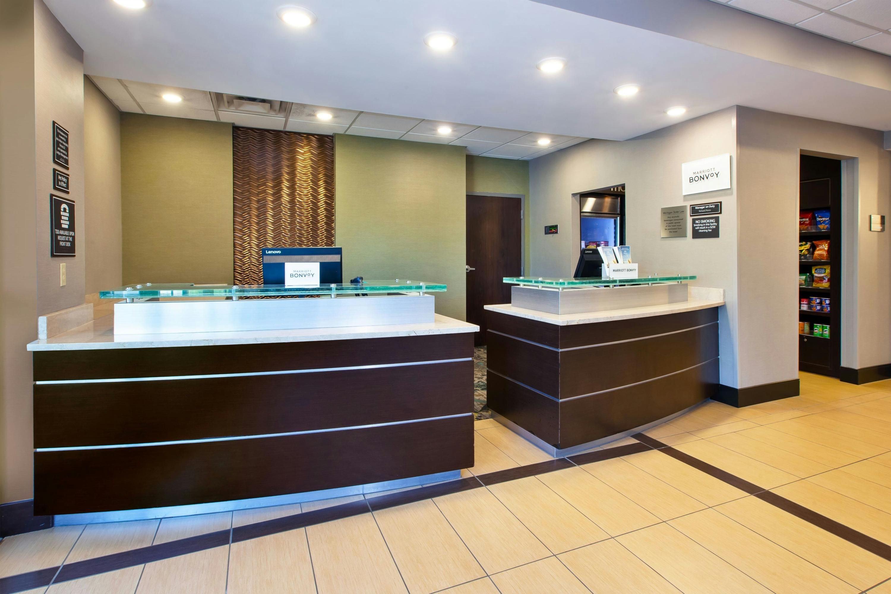 Front desk