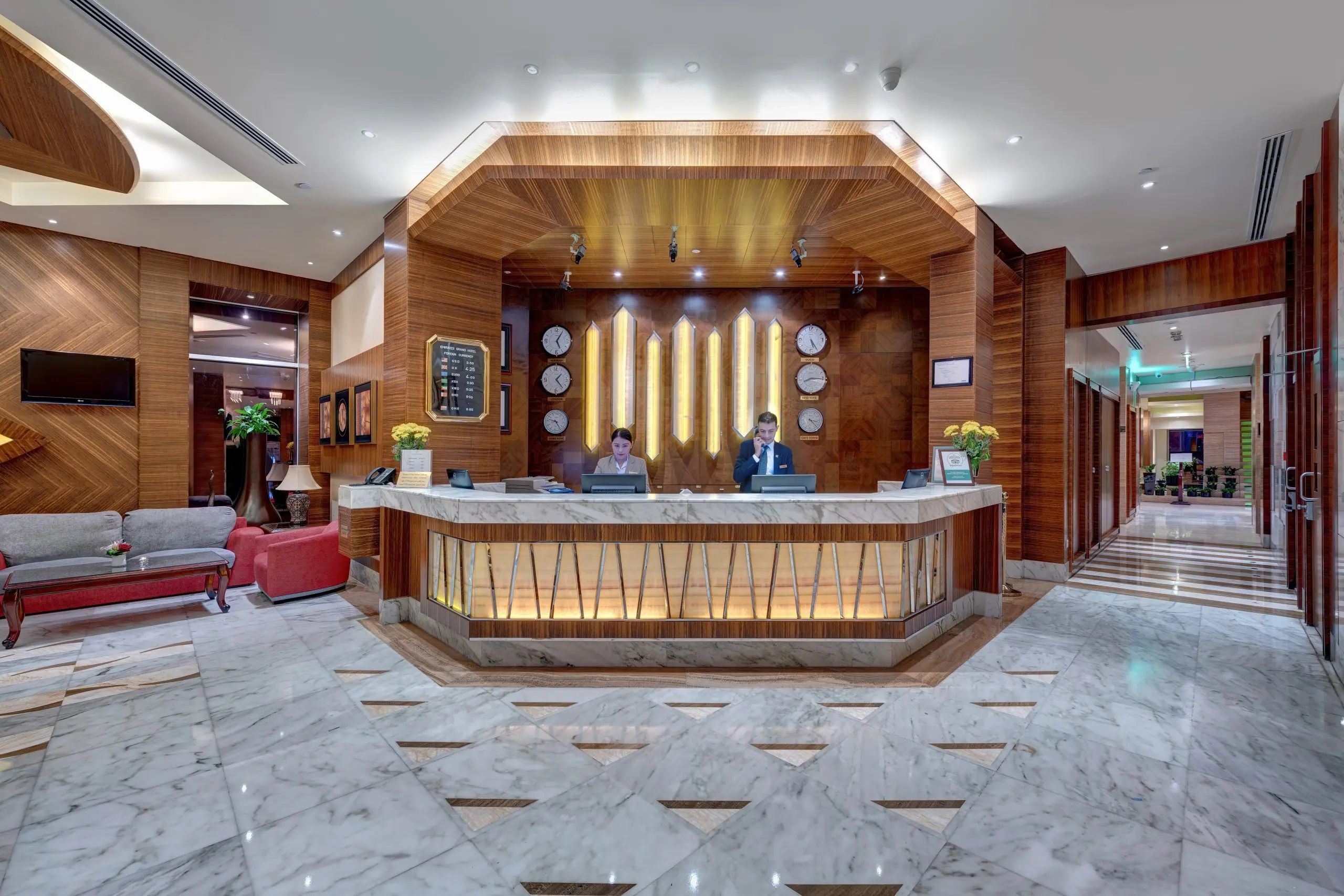 Front desk